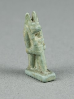 Amulet of the God Anubis, Egypt, Late Period-Ptolemaic Period (664-30 BCE). Creator: Unknown.
