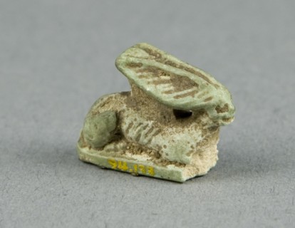 Amulet of a Cape Hare, Egypt, Late Period, Dynasties 26-31 (664-332 BCE). Creator: Unknown.