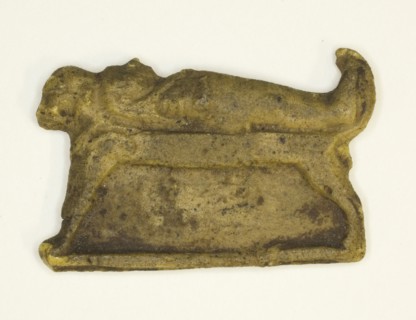 Amulet of a Mummy Lying on a Bier, Egypt, Late Period-Ptolemaic Period (7th century-1st century BCE) Creator: Unknown.