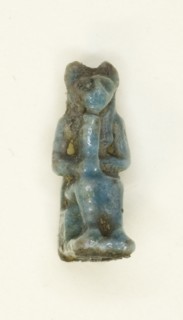 Amulet of the Goddess Bastet, Egypt, Late Period (?) (664 BCE-332 BCE). Creator: Unknown.