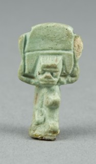 Amulet of the God Shu, Egypt, Late Period (664-332 BCE). Creator: Unknown.