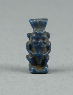 Amulet of the God Bes, Egypt, Third Intermediate Period (about 1069-664 BCE). Creator: Unknown.
