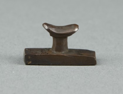 Amulet of a Headrest, Egypt, Late Period, Dynasty 26 (664-525 BCE). Creator: Unknown.