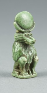 Amulet of Thoth, Egypt, Ptolemaic Period (332-30 BCE). Creator: Unknown.