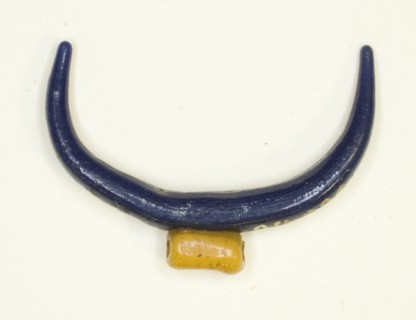 Amulet of the Lunar Crescent, Egypt, New Kingdom, Dynasty 18 (about 1300 BCE). Creator: Unknown.