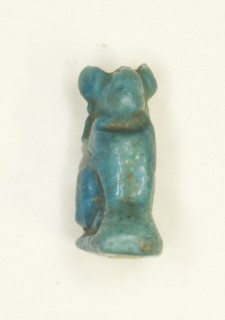 Amulet of a Seated Cat (the Goddess Bastet), Egypt, Third Intermediate-Late Period (?)... Creator: Unknown.