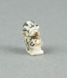 Amulet of the God Thoth, as a Baboon with Lunar Disk, Egypt, New Kingdom-Late Period (?)... Creator: Unknown.