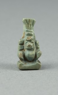Amulet of the God Bes, Egypt, Third Intermediate Period, Dynasty 21-25 (about 1069-664 BCE). Creator: Unknown.