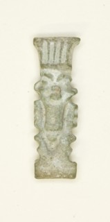 Amulet of the God Bes, Egypt, Late Period, Dynasty 26-31 (664-332 BCE). Creator: Unknown.