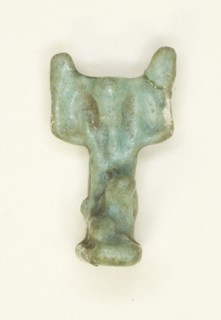 Amulet of the God Shu, Egypt, Late Period, Dynasty 26-31 (664-332 BCE). Creator: Unknown.