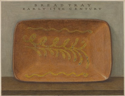 Bread Tray, c. 1936. Creator: John Matulis.