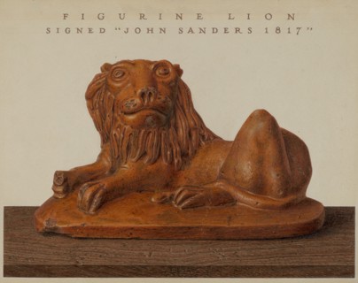 Lion, c. 1937. Creator: John Matulis.