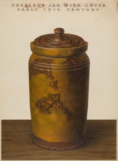 Preserve Jar, c. 1936. Creator: John Matulis.