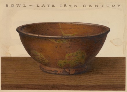Bowl, c. 1937. Creator: John Matulis.