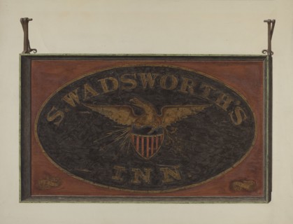 Tavern Sign, c. 1940. Creator: John Matulis.