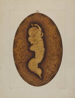 Burnt Plaque, 1935/1942. Creator: Frank Maurer.