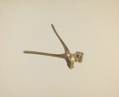 Bullet Mold, c. 1942. Creator: Stanley Mazur.