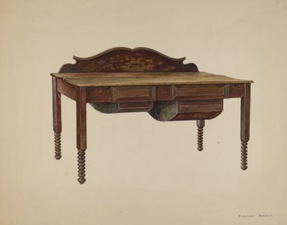 Kitchen Table, 1938. Creator: Stanley Mazur.