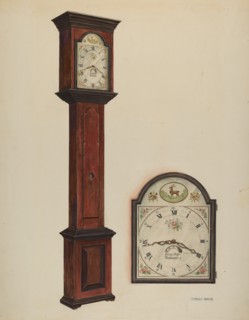 Grandfather Clock, c. 1937. Creator: Stanley Mazur.
