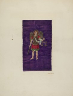 Religious Embroidery, c. 1940. Creator: Stanley Mazur.
