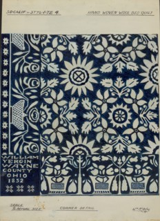 Woven Coverlet, c. 1936. Creator: William McAuley.