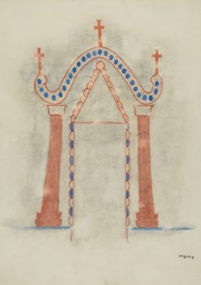 Wall Painting, 1938. Creator: William McAuley.