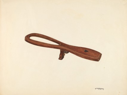 Bootjack, c. 1939. Creator: William McAuley.