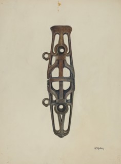 Whip Socket, c. 1937. Creator: William McAuley.