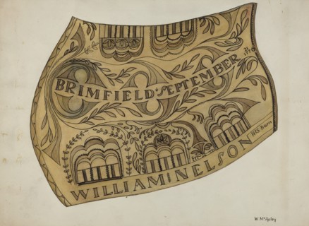 Powder Horn, c. 1937. Creator: William McAuley.