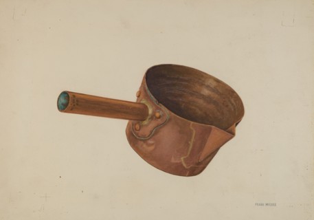 Copper Candy Ladle, c. 1938. Creator: Frank McEntee.
