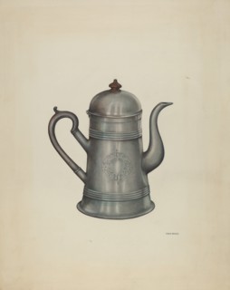 Coffee Pot, 1935/1942. Creator: Frank McEntee.