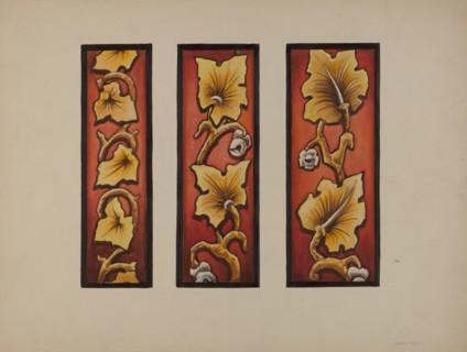Painted Glass, c. 1937. Creator: James McLellan.