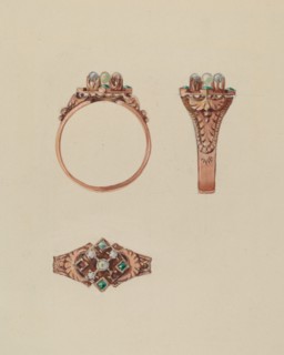 Ring, c. 1936. Creator: Kurt Melzer.