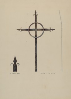 Cross, c. 1936. Creator: Kurt Melzer.
