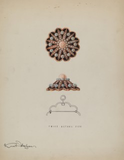 Brooch, c. 1936. Creator: Kurt Melzer.