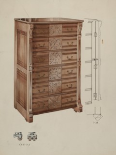 Highboy, c. 1936. Creator: Kurt Melzer.