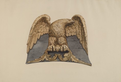 Spread Eagle Relief, 1935/1942. Creator: Flora Merchant.