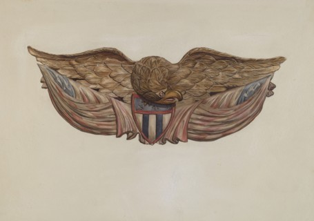 Eagle, 1935/1942. Creator: Flora Merchant.