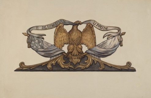 Eagle, c. 1937. Creator: Flora Merchant.