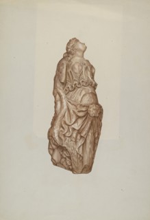 Figurehead, 1935/1942. Creator: Flora Merchant.