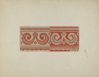 Tyler Coverlet, c. 1941. Creator: Merkley, Arthur G..
