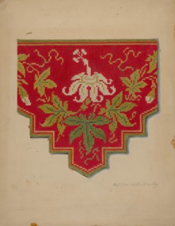 Shelf Lambrequin, c. 1938. Creator: Merkley, Arthur G..
