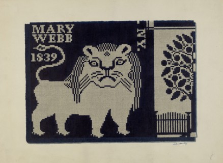 Tyler Coverlet, c. 1942. Creator: Merkley, Arthur G..