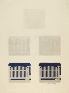 Chart of Coverlet Thread Construction, 1941. Creator: Merkley, Arthur G..