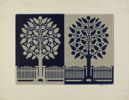 Tyler Coverlet, c. 1941. Creator: Merkley, Arthur G..
