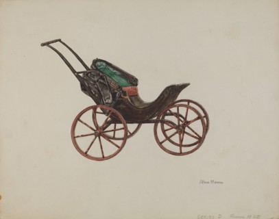 Doll Buggy, 1935/1942. Creator: Alfonso Moreno.
