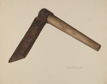 Shingle Knife, 1938. Creator: Alfonso Moreno.