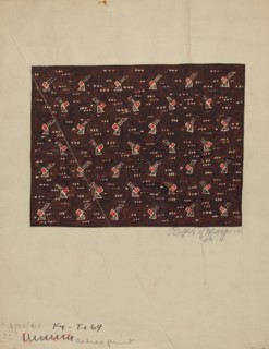 Calico Print, 1935/1942. Creator: Ralph N. Morgan.