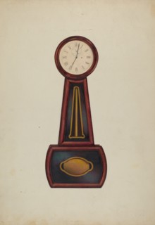 Banjo Clock, c. 1942. Creator: Ralph Morton.