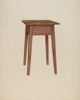 Tabarette, (Taboret) c. 1942. Creator: Ralph Morton.
